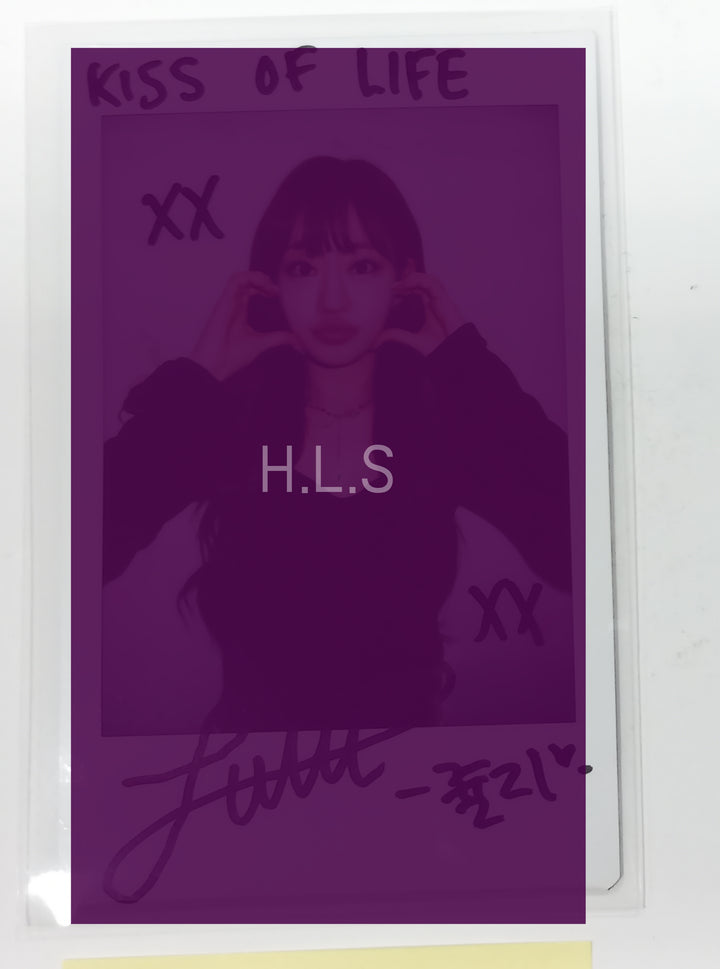 JULIE (Of KISS OF LIFE) "KISS OF LIFE" - Hand Autographed(Signed) Polaroid [23.11.23]