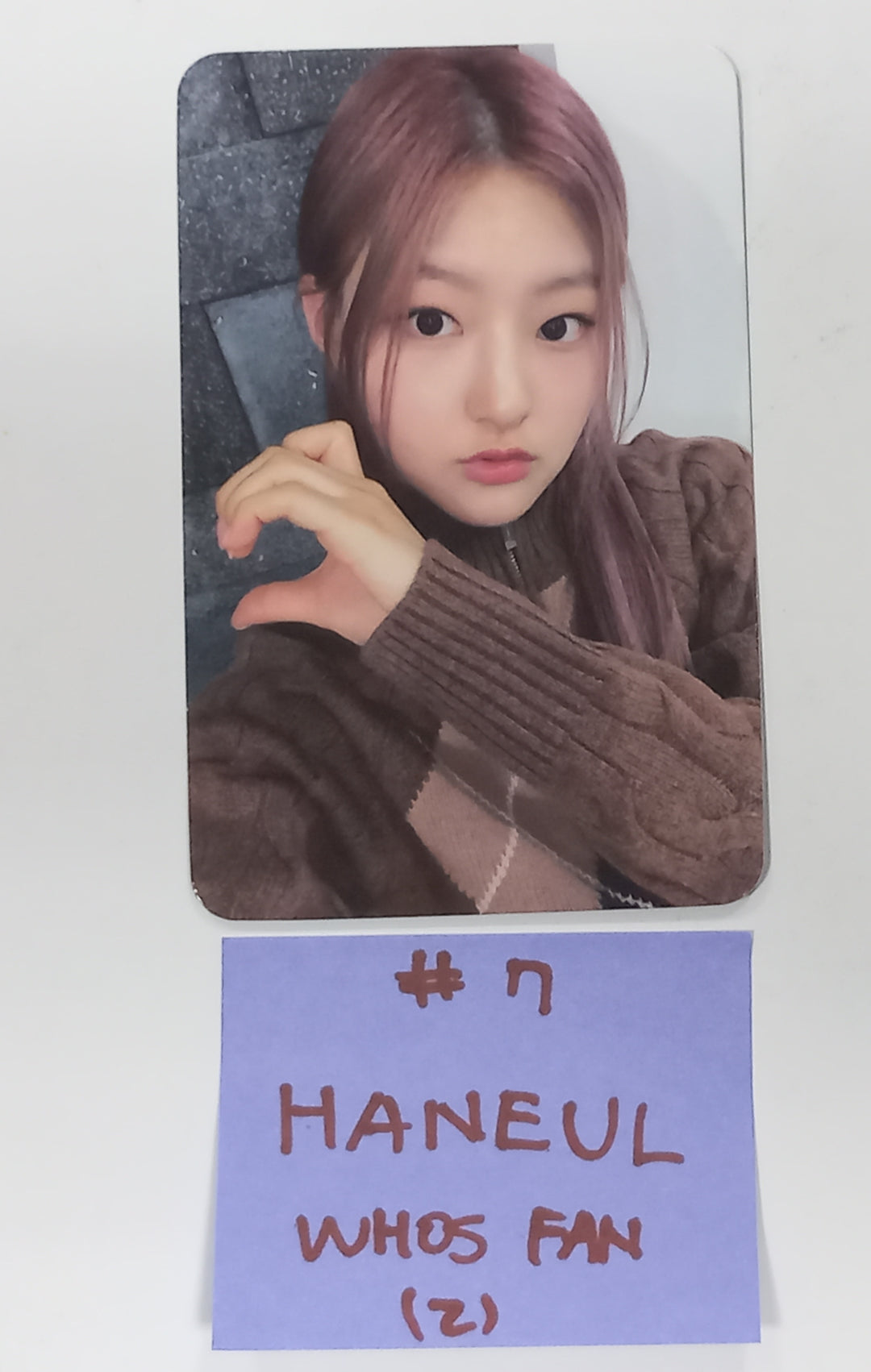KISS OF LIFE "Born to be XX" - Whos Fan Cafe Fansign Event Photocard [23.11.23]