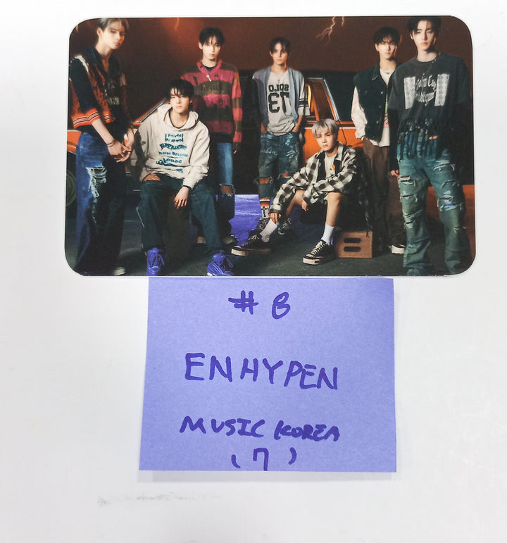 Enhypen「Orange Blood」5th Mini - Music Koreaプレオーダー特典フォトカード [23.11.23]