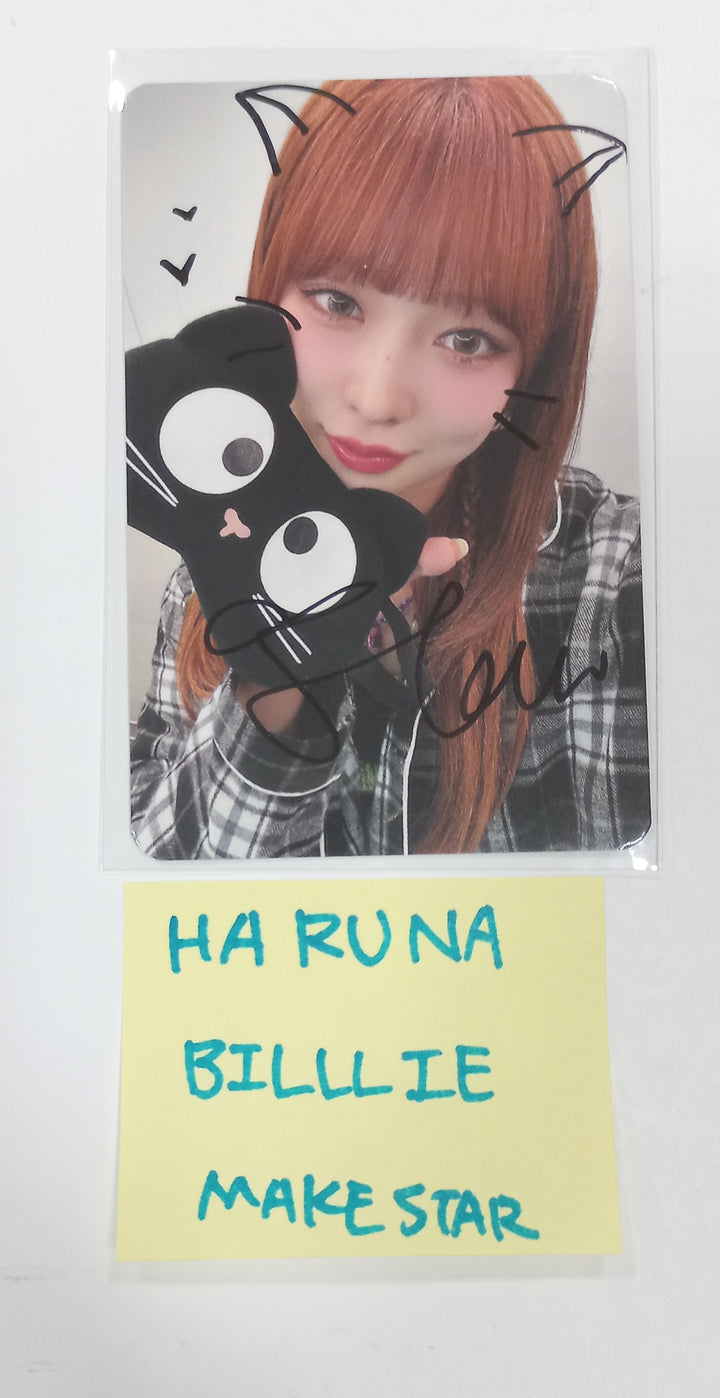 HARUNA (Of Billlie) "side-B : memoirs of echo unseen" - Hand Autographed(Signed) Photocard [23.11.23]