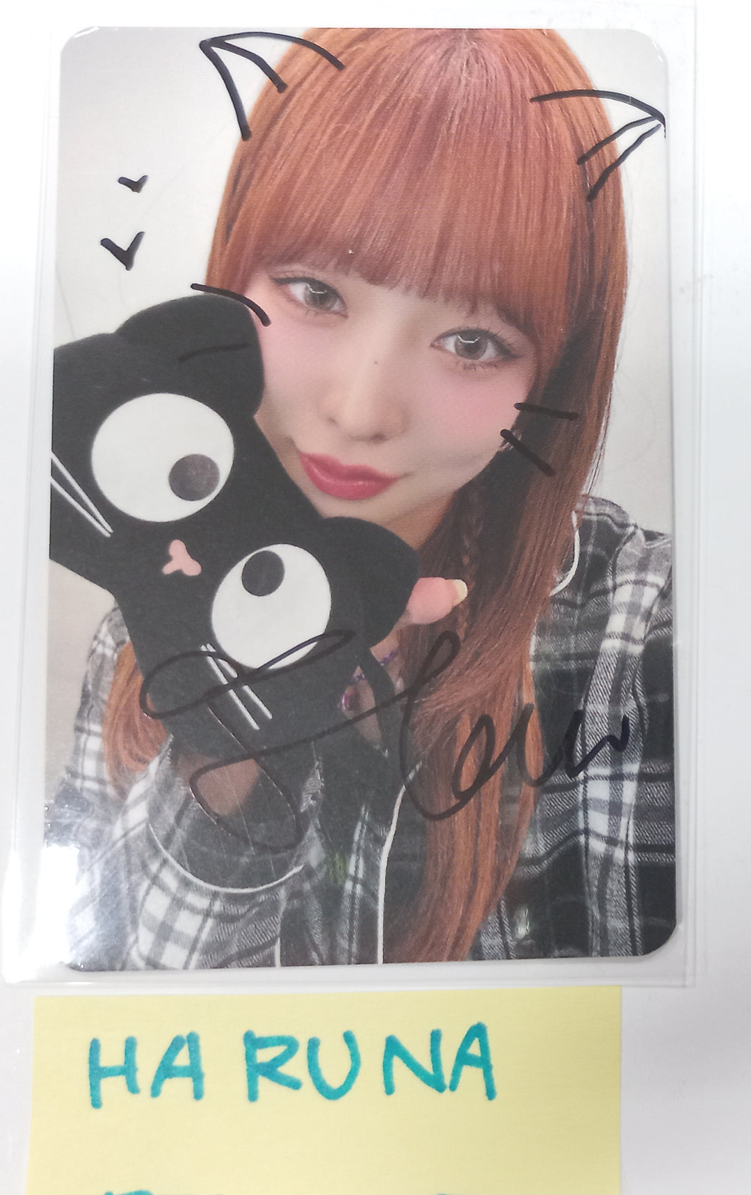 HARUNA (Of Billlie) "side-B : memoirs of echo unseen" - Hand Autographed(Signed) Photocard [23.11.23]