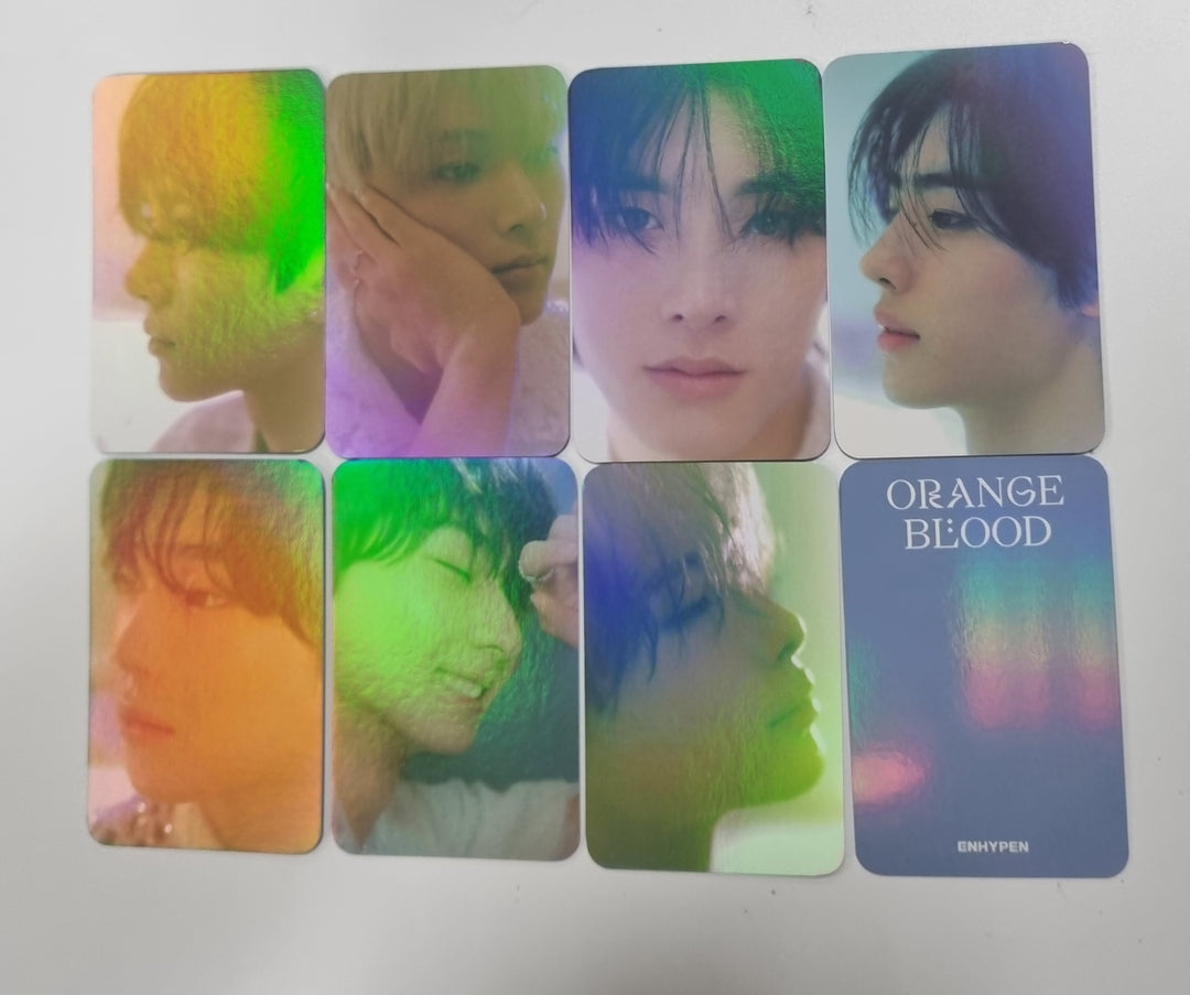Enhypen 「Orange Blood」5th mini - Blue Drea Media 予約特典ホログラムフォトカード [23.11.24]