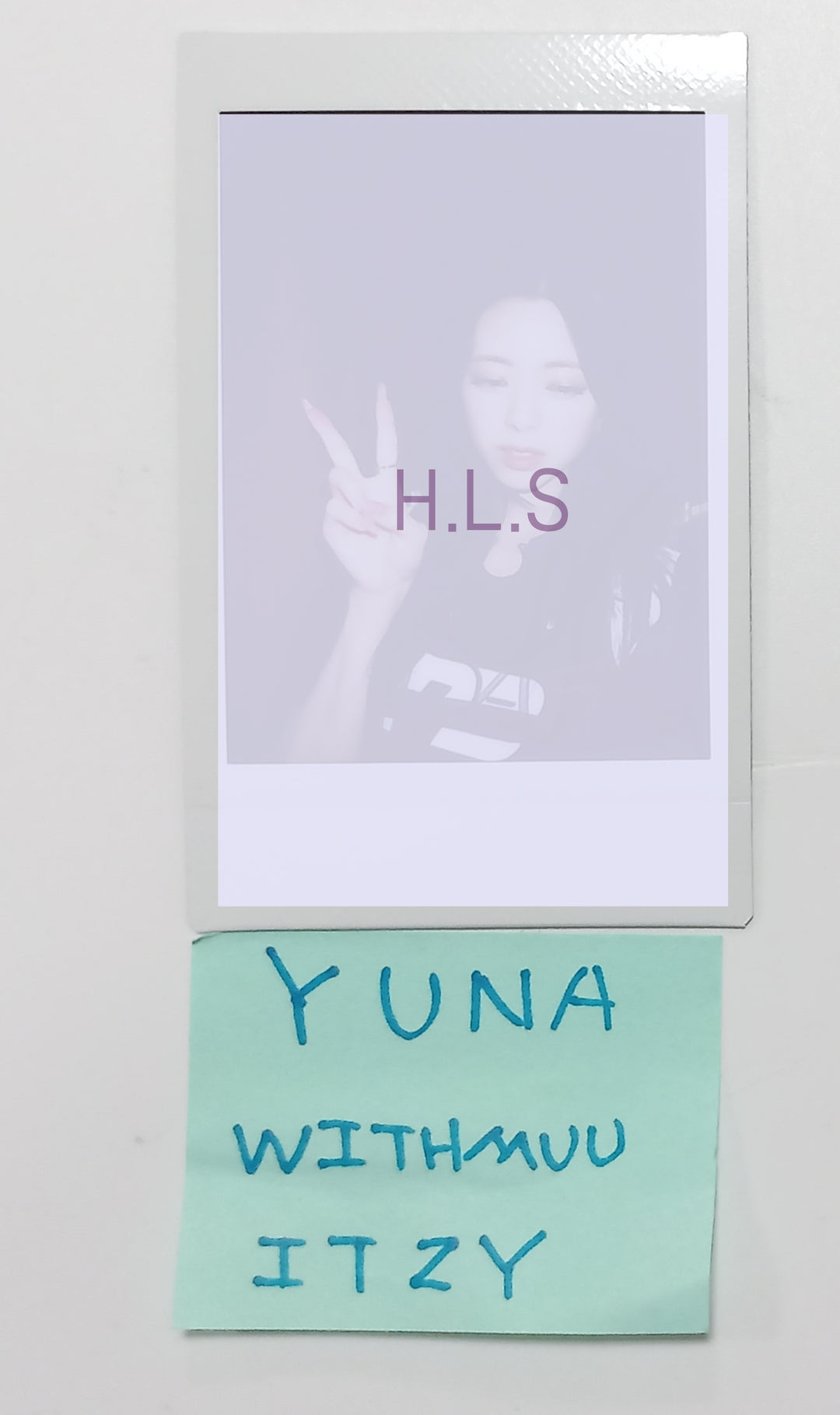 YUNA (Of ITZY) 'KILL MY DOUBT' - Hand Autographed(Signed) Polaroid [23.11.29]
