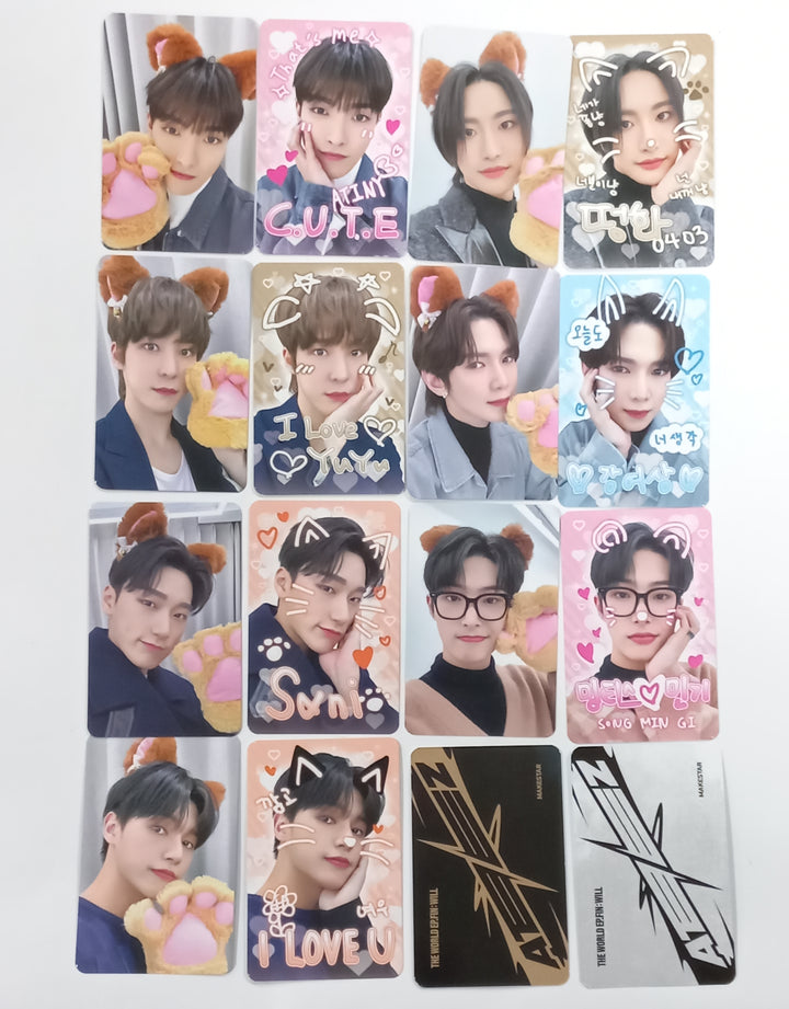 ATEEZ "THE WORLD EP.FIN : WILL" - Makestar Lucky Draw Event Photocard [23.12.06]