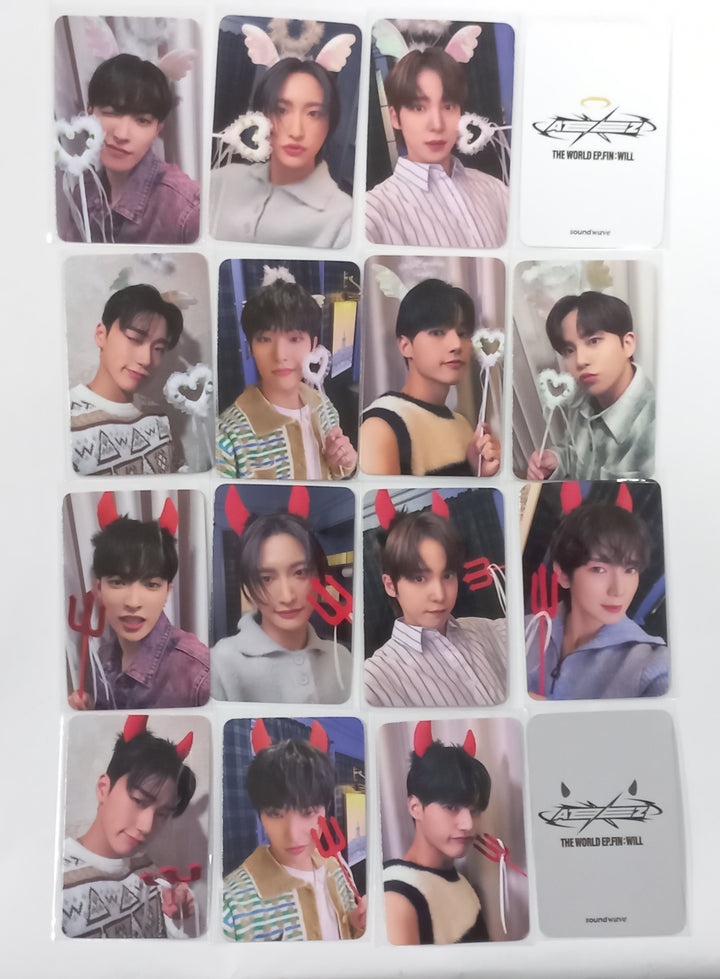 ATEEZ "THE WORLD EP.FIN : WILL" - Pop-Up Exhibition & Store Soundwave Special Lucky Gift Event Photocard Round 2 [Standard Ver, Digipack Ver.] [23.12.06]