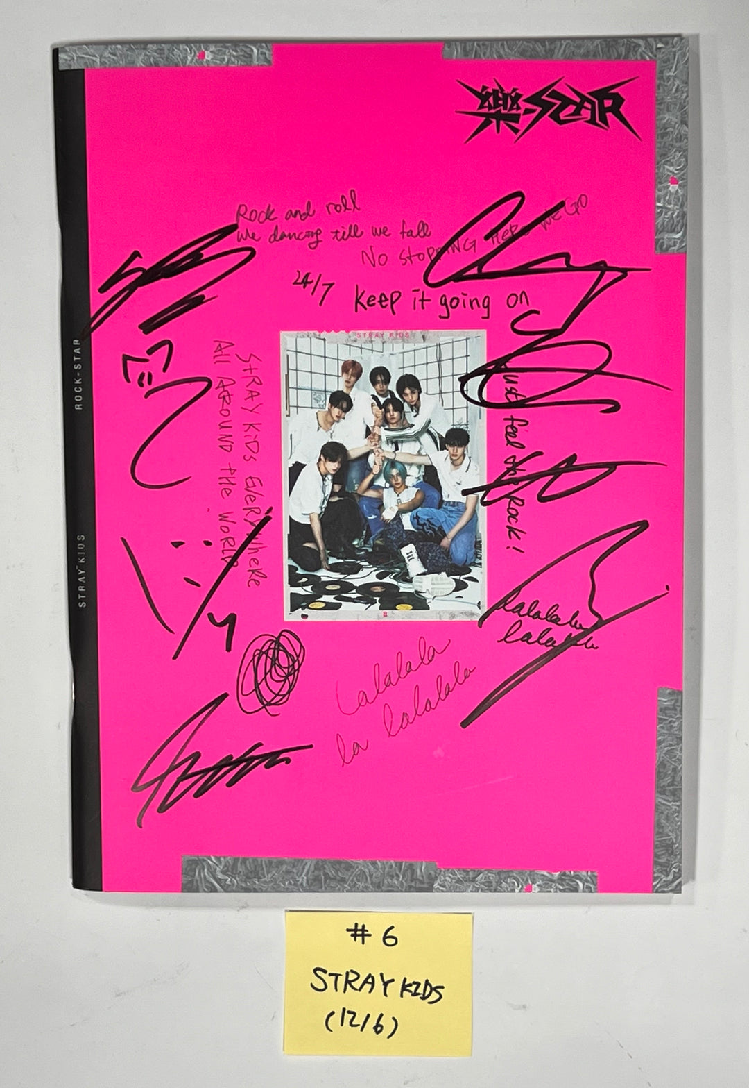 Stray Kids "樂-Star", ZEROBASEONE (ZB1) "MELTING POINT" - Hand Autographed(Signed) Promo Photocard [23.12.06]