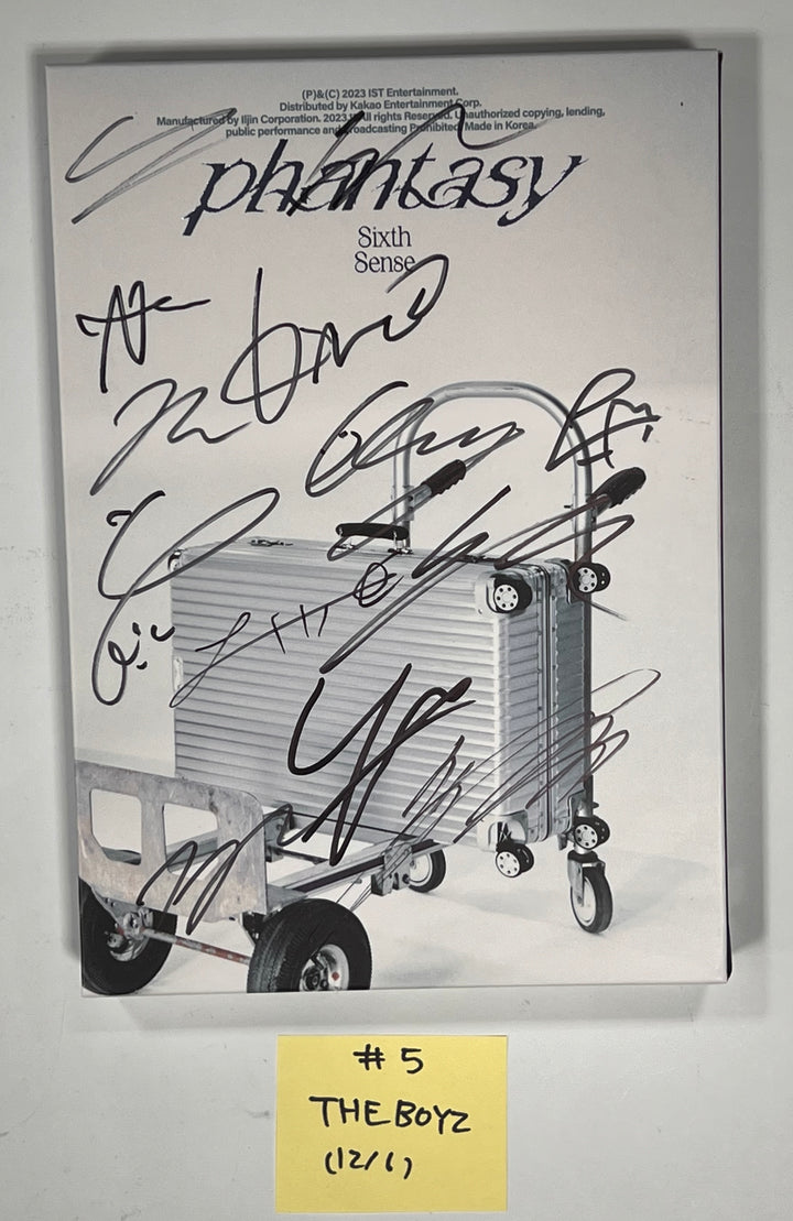ATEEZ "THE WORLD EP.FIN : WILL", THE BOYZ "PHANTASY" - Hand Autographed(Signed) Promo Album [23.12.06] (Restocked 12/7)