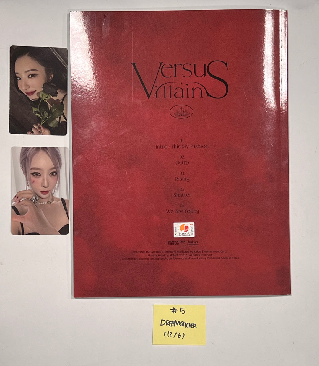 Aespa「Drama」、Dreamcatcher「VillainS」、Red Velvet「Chill Kill」 - 直筆サイン入りプロモアルバム [23.12.06]