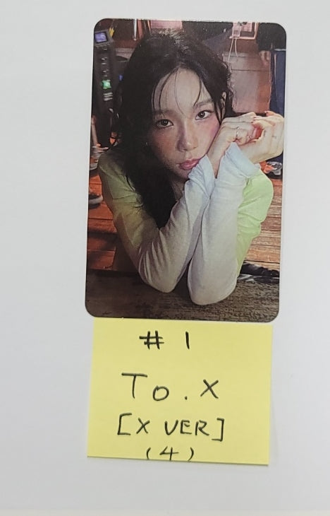 TAEYEON "To. X" - Official Photocard [X Ver.] [23.12.07]