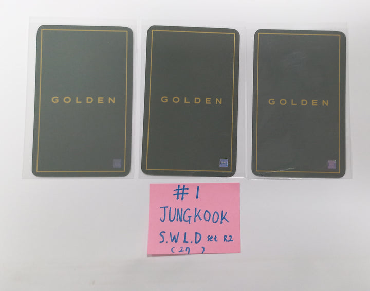 Jung Kook "Golden" - [Soundwave, M2U, Powerstation] Lucky Draw Event Photocard Round 2 [23.12.08]