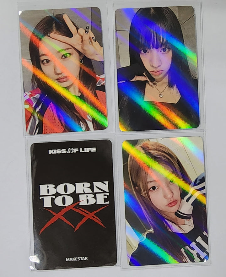 KISS OF LIFE "Born to be XX" - Makestar Pre-Order Benefit Hologram Photocard [23.12.11]