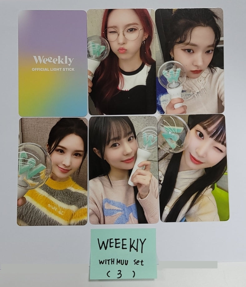Weeekly - Official Light Stick Withmuu Pre-Order Benefit Photocards Set (6EA) [23.12.12]