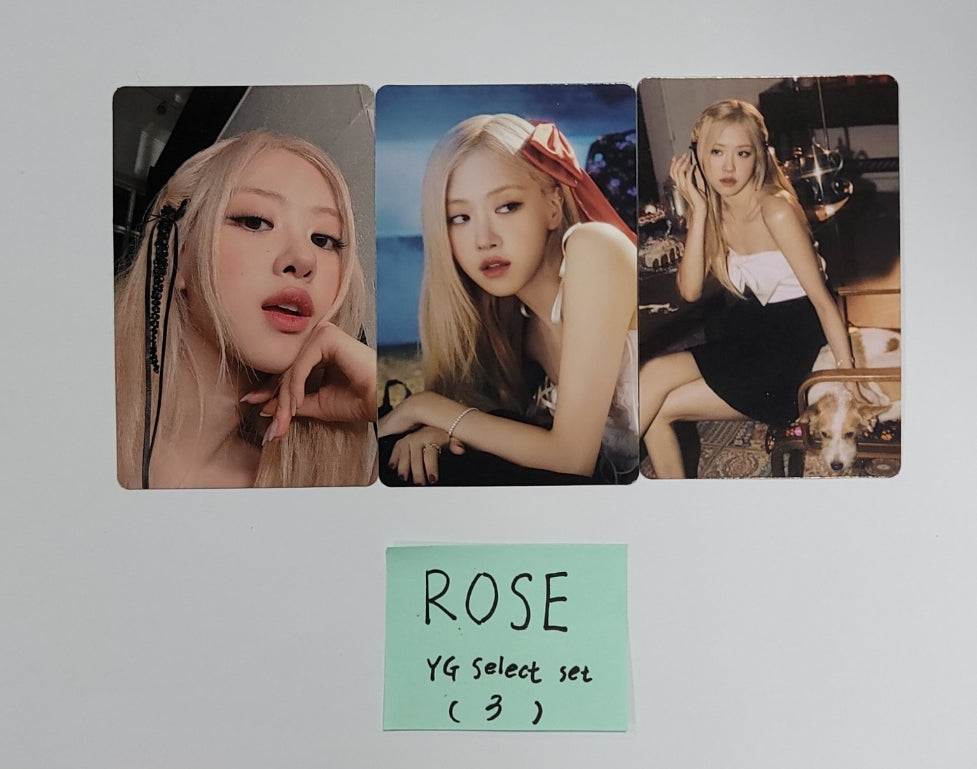 Rose (Of BLACKPINK) "FROM HANK & ROSE TO YOU" - Season's Greetings YG Select Pre-Order Benefit Photocards Set (3EA) [23.12.12]