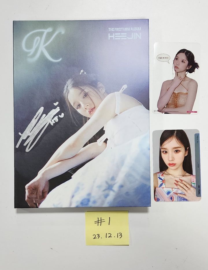HeeJin 1st Mini "K" - Hand Autographed(Signed) Album [23.12.13]