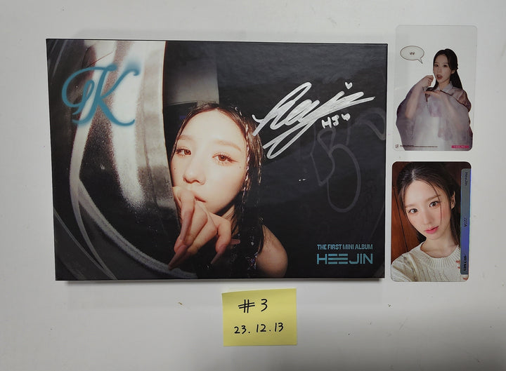 HeeJin 1st Mini "K" - Hand Autographed(Signed) Album [23.12.13]