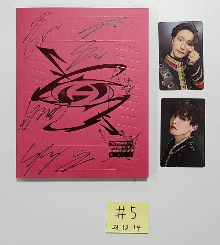 ATEEZ "THE WORLD EP.FIN : WILL" - Hand Autographed(Signed) Promo Album [23.12.14]