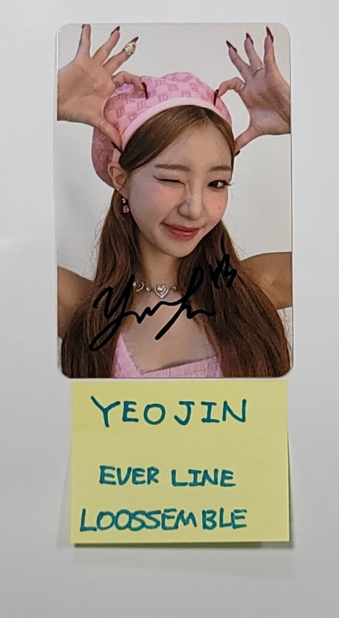 Yeojin (Of LOOSSEMBLE) "LOOSSEMBLE" - Hand Autographed(Signed) Photocard [23.12.14]