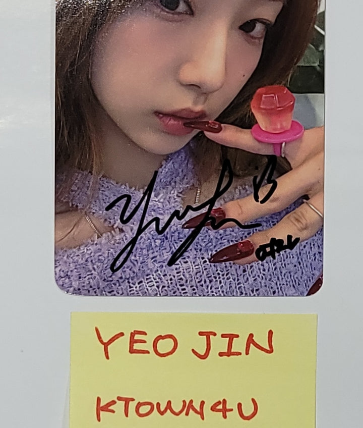 Yeojin (Of LOOSSEMBLE) "LOOSSEMBLE" - Hand Autographed(Signed) Photocard [23.12.14]