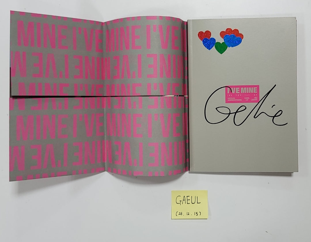 GAEUL (Of IVE) "I've Mine" - Hand Autographed(Signed) Album [23.12.15]