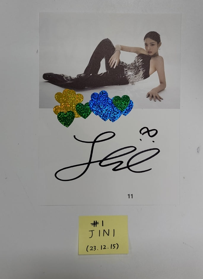 JINI「An Iron Hand In A Velvet Glove」 - ファンサインイベントアルバムからのカットページ [23.12.15] 