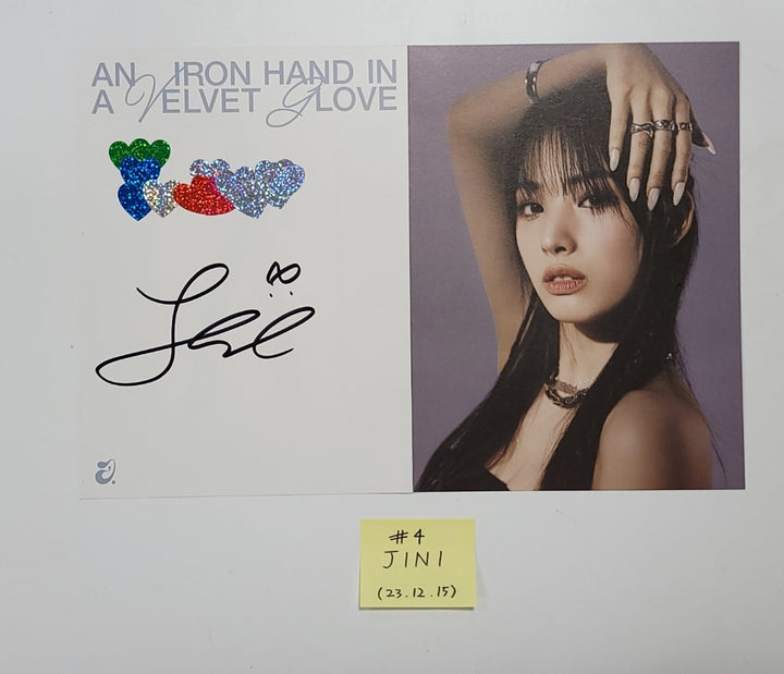 JINI "An Iron Hand In A Velvet Glove" - A Cut Page From Fansign Event Album [23.12.15]