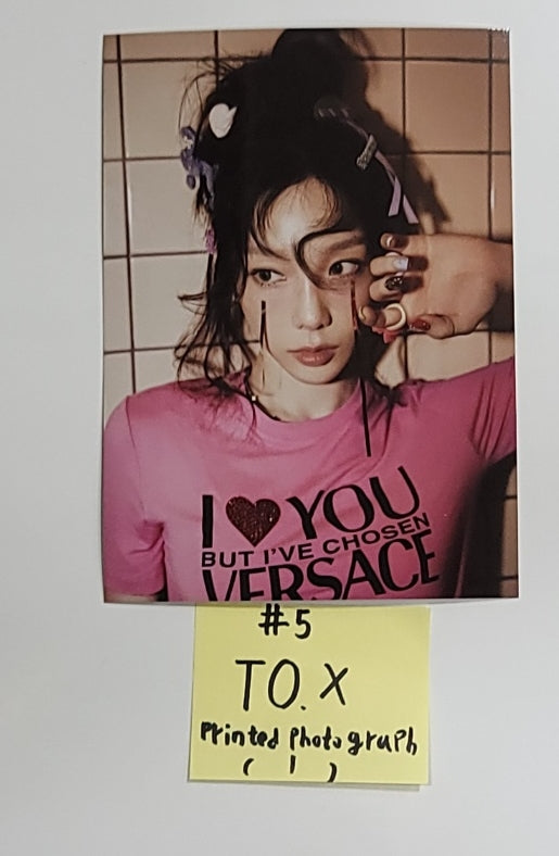 TAEYEON "To. X" - Official Photocards, Postcards, Printed Photograph [Myself Ver.] [23.12.26]