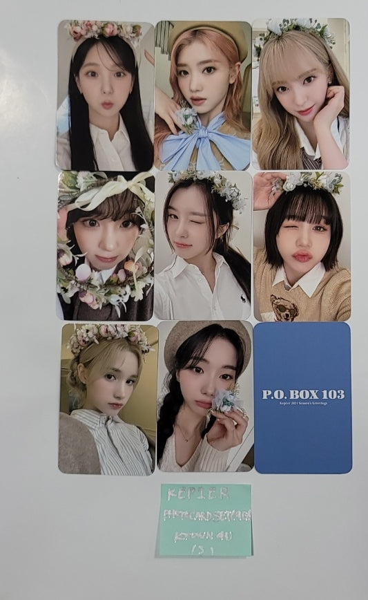 Kep1er 2024 Season’s Greetings "P.O. BOX 103" - Ktown4U Pre-Order Benfit Photocards Set (9EA) [23.12.26]