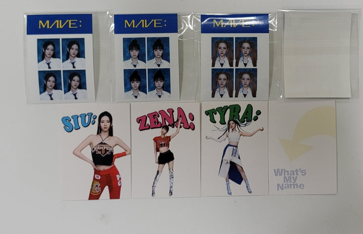 MAVE 'What's My Name' 1st EP - Minirecord Pre-Order Benefit Mini Photo, 4 cut Photo [23.12.26]