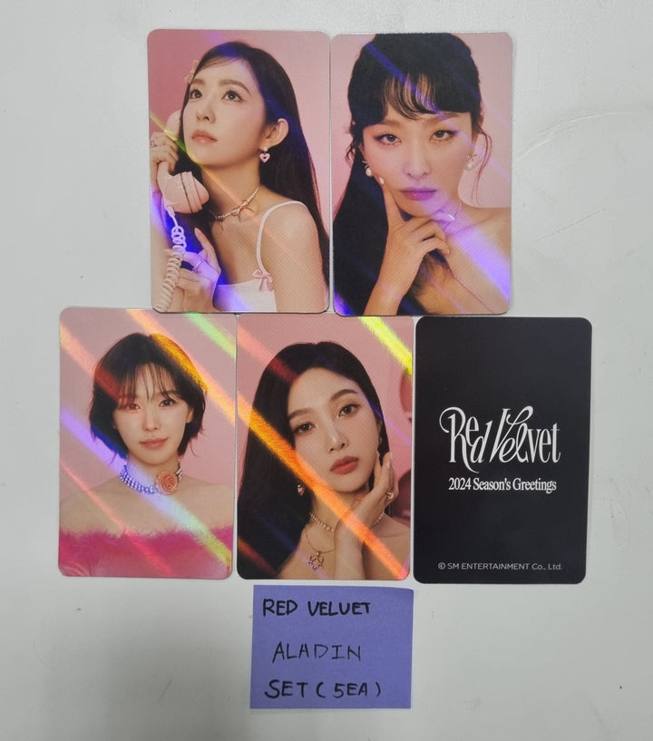 Red Velvet 2024 SEASON’S GREETINGS - Aladin Pre-order Benefit Hologram Photocards Set (5EA) [23.12.28]
