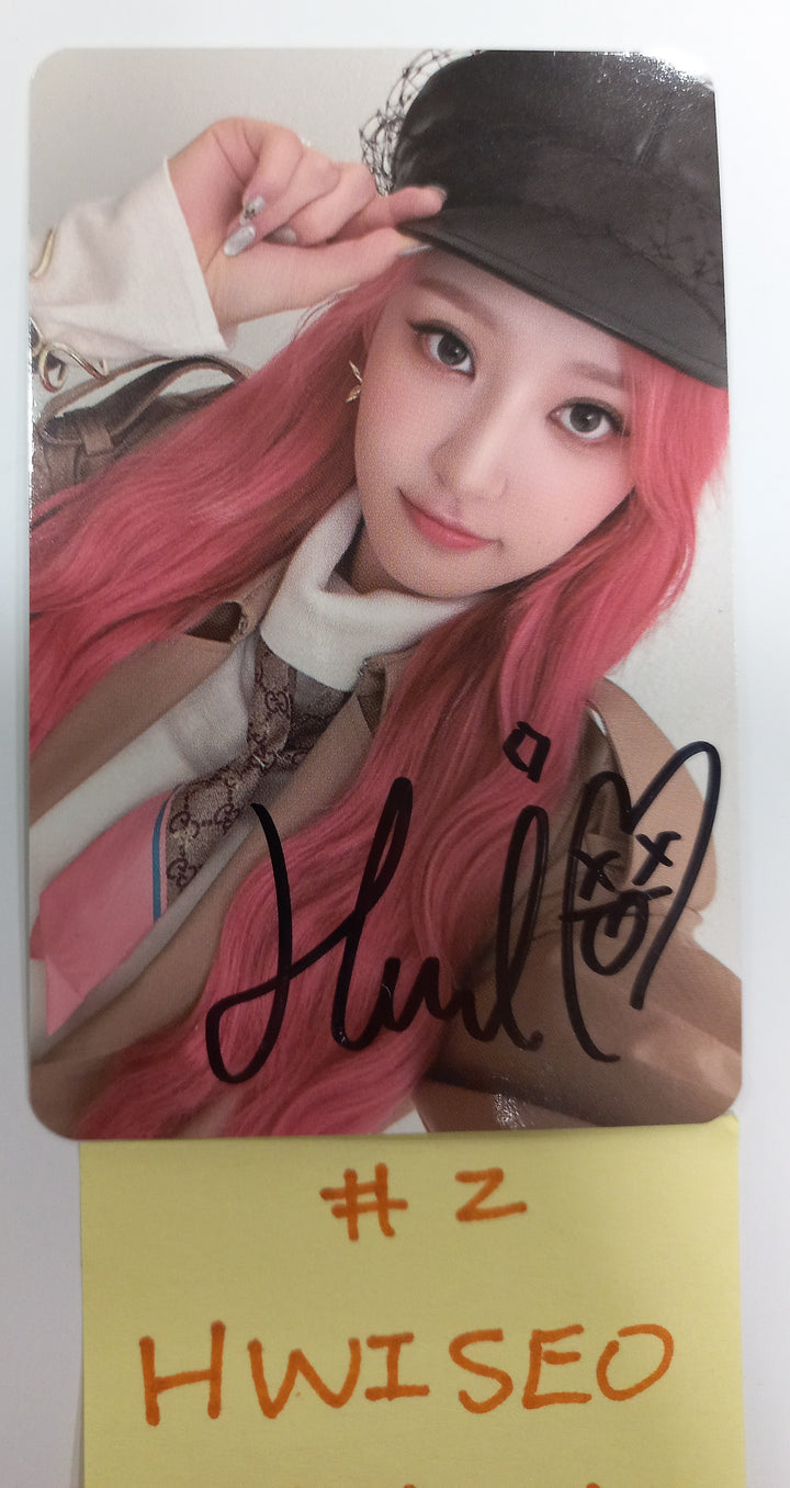 Seoi, Hwiseo (Of H1-KEY) 2024 SEASON’S GREETINGS "SEOUL TOUR" - Hand Autographed(Signed) Photocard [23.12.29]