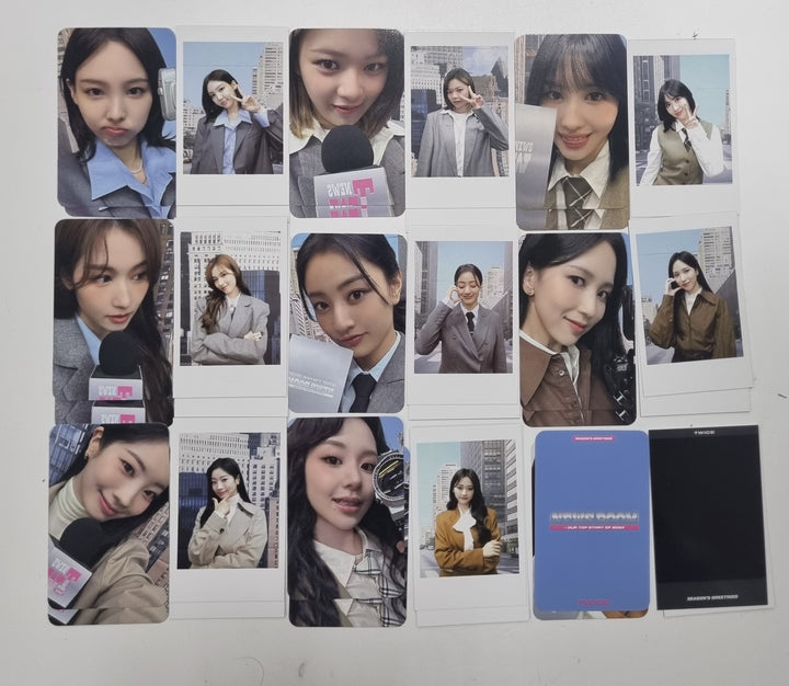 TWICE 2024 Season's Greetings "TWICE NEWS ROOM" - JYP Shop Pre-Order Benefit Photocards Set (9EA) [23.12.29]