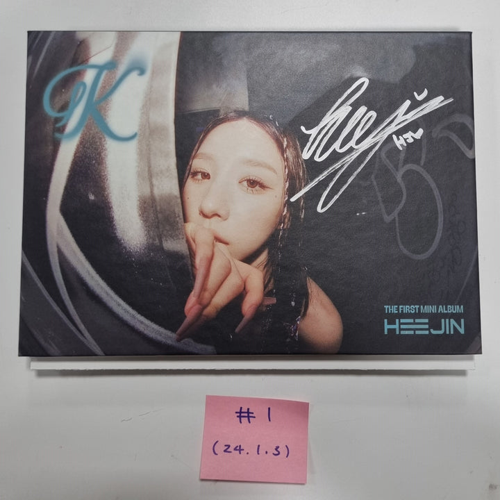 HeeJin 1st Mini "K" - Hand Autographed(Signed) Album [24.1.3]