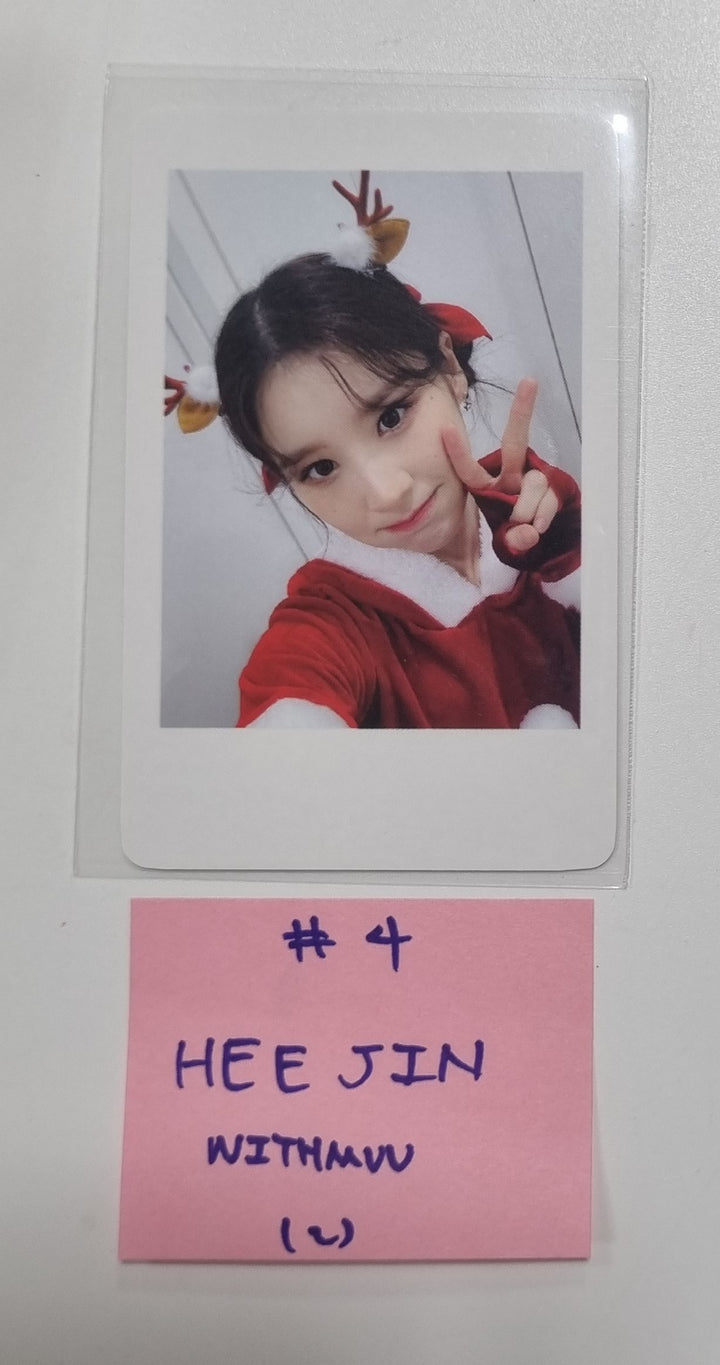 HeeJin "K" - Withmuu Fansign Event Polaroid Type Photocard Round 2 [24.1.3]
