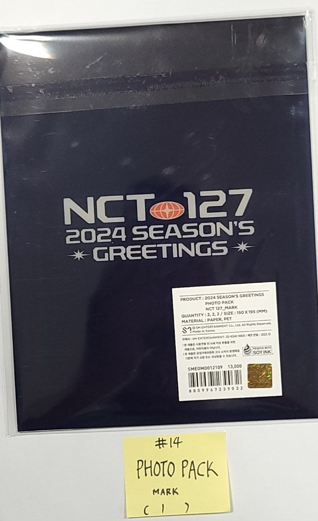 NCT 127 「2024 Season's Greetings」 - ポップアップストア MD [証明写真キーホルダー、フォトパック、クリアフォトカード] [24.1.3]
