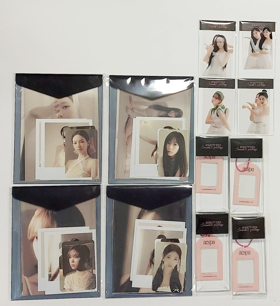 Aespa 2024 Season's Greetings - Pop-Up Store MD [ID Photo Keyring, Photo Pack, Clear Photocard] [24.1.3]