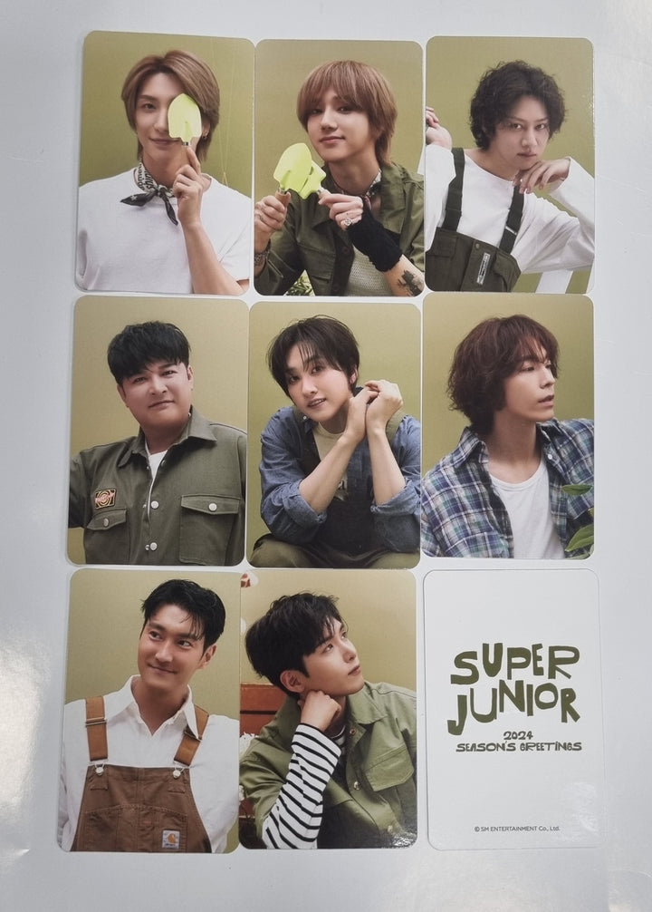 Super Junior 2024 SEASON'S GREETINGS - SM Town Pre-Order Benefit Photocards Set (9EA) [24.1.4]