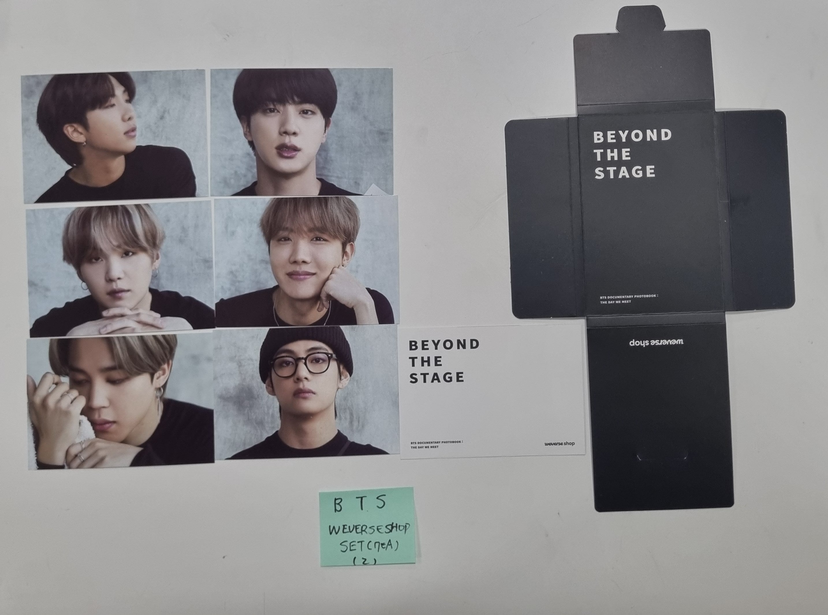 BTS 「Beyond The Story」フォトブック - Weverse ショップ予約特典 ミニポストカードセット (7EA) [24.1.8]