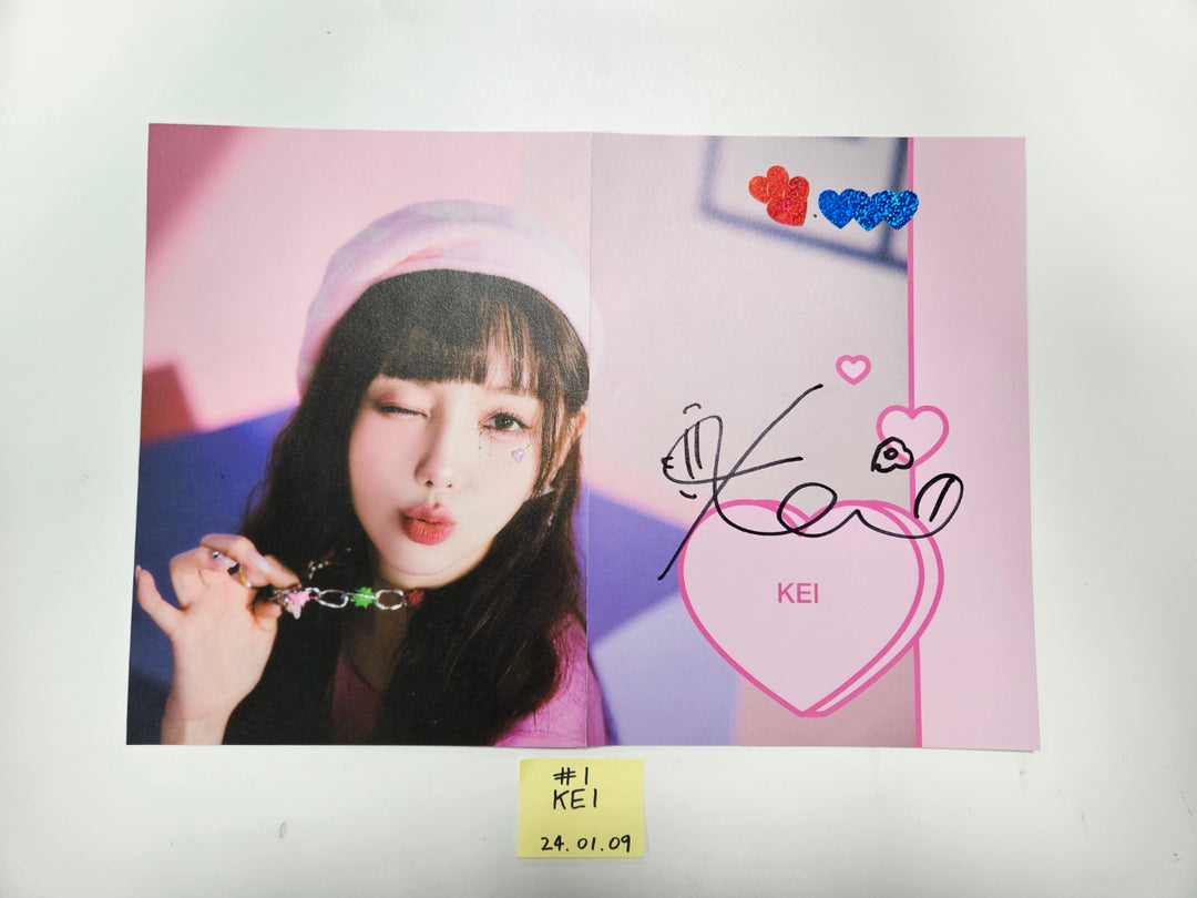 EL7Z U+P "7+UP" - A Cut Page From Fansign Event Album [24.1.9]