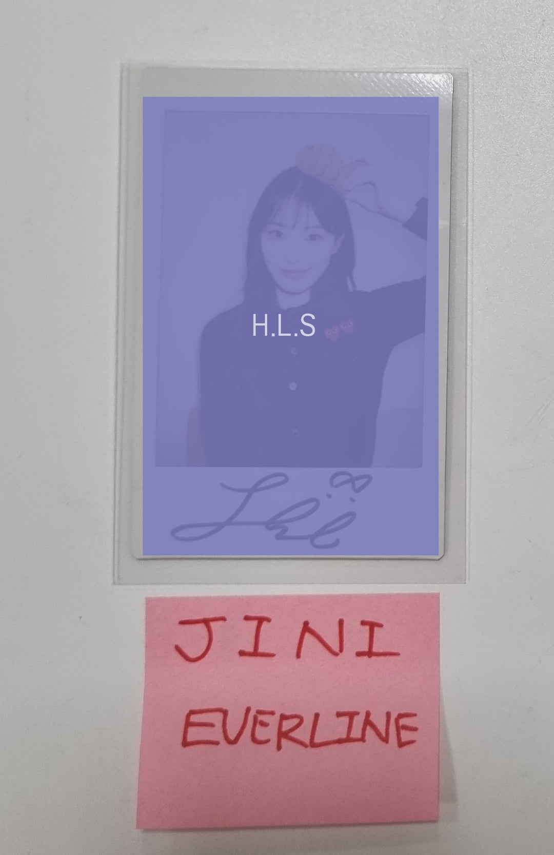 JINI "An Iron Hand In A Velvet Glove" - Hand Autographed(Signed) Polaroid [24.1.11]