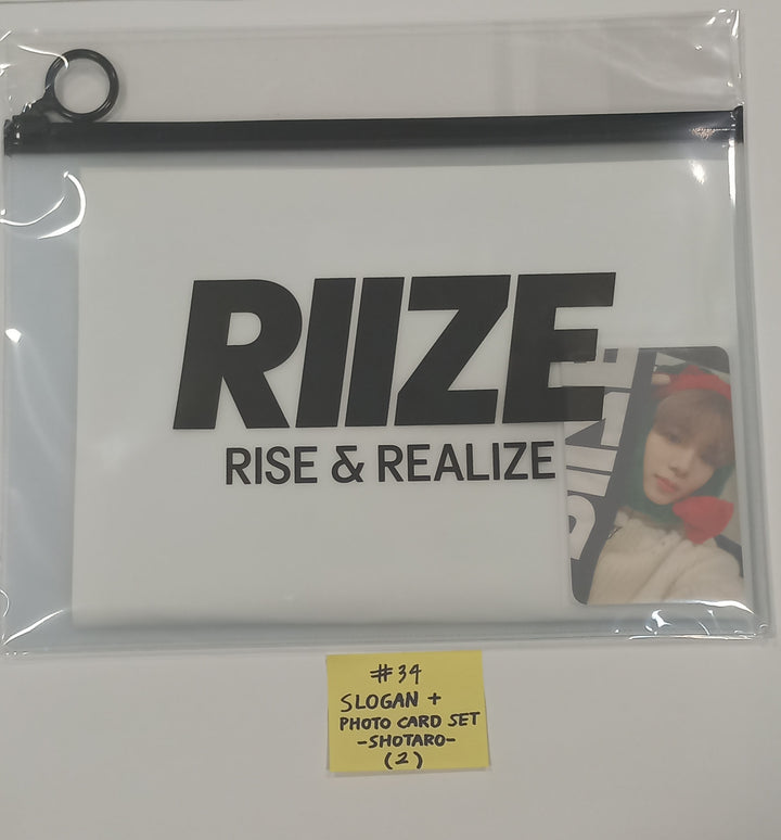 RIIZE - 「RIIZE UP」ポップアップストア MD [A3ポスター、ポストカードセット、スローガン+フォトカードセット、ミニ扇子+フォトセット、アクリルターニングスタンドセット、重ねフォトカードセット、フォトホルダー+カットフォト4枚セット] (2) [ 24.1.12]