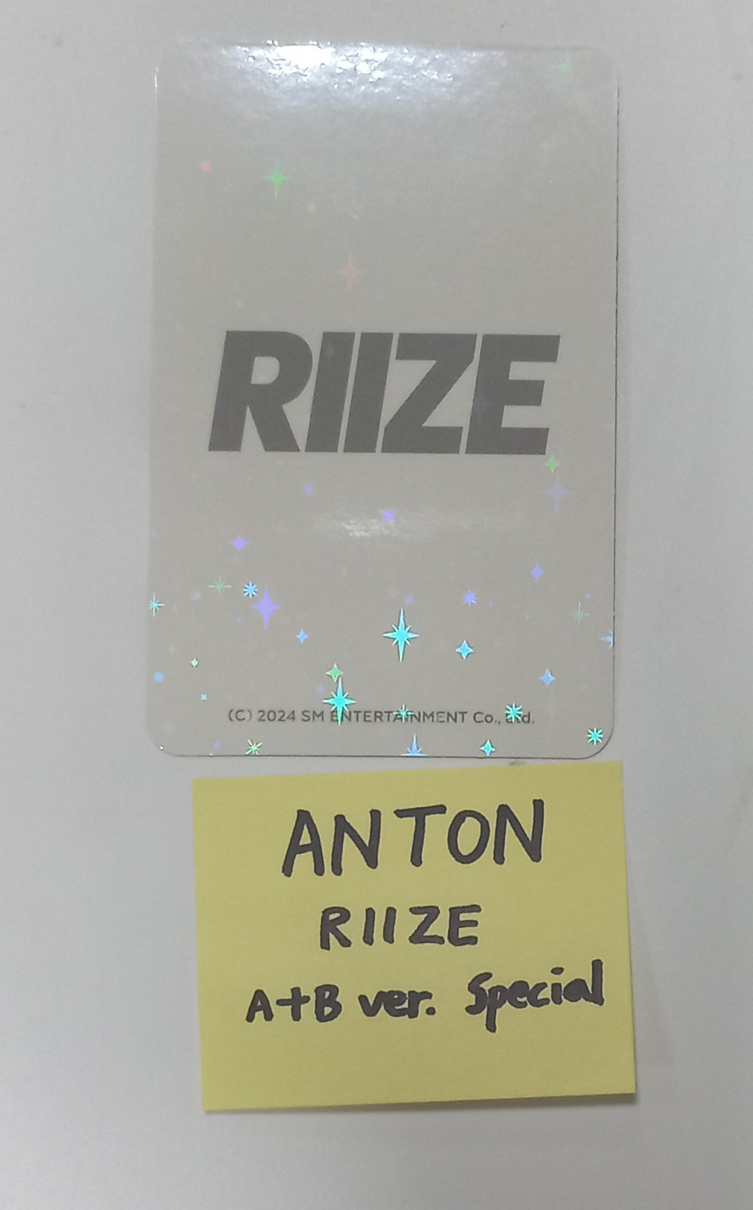 ANTON (Of RIIZE) - "RIIZE UP" Pop-Up Store Official Trading Special Hologram Photocard [24.1.12]