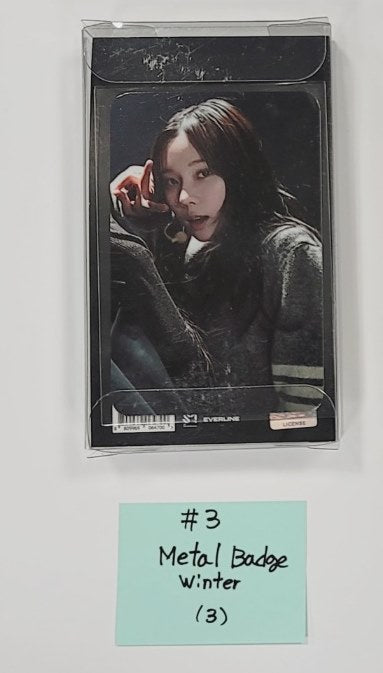 Aespa - My First Page 2nd, 3rd Official MD [ID Photo Holder, Metal