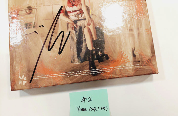 Yena 3rd Mini "Good Morning" - Hand Autographed(Signed) Promo Album [24.1.19]