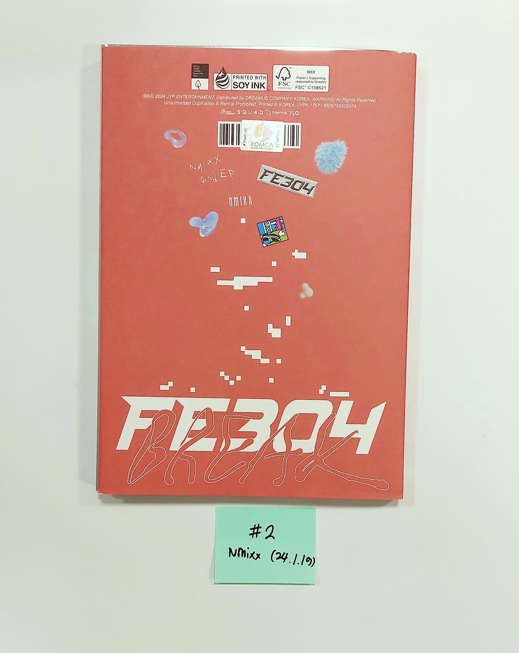 NMIXX「Fe3O4: Break」 - 直筆サイン入りプロモアルバム [24.1.19 