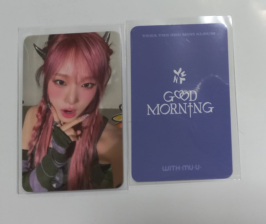 YENA "Good Morning" - Withmuu Pre-Order Benefit Photocard [24.1.22]