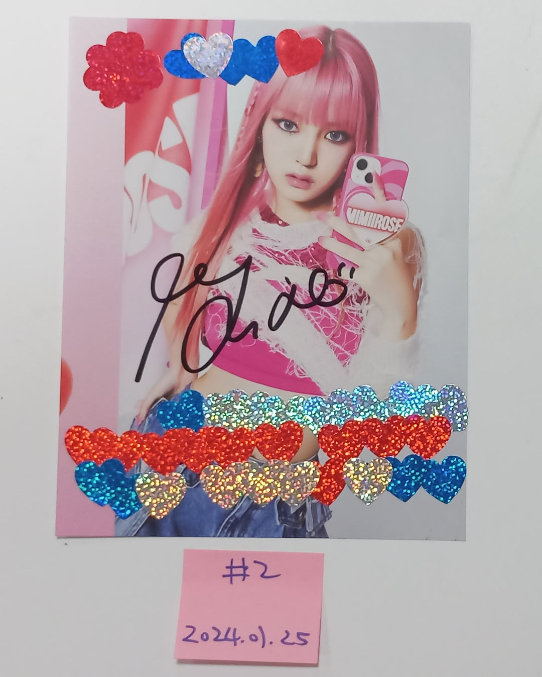 Mimiirose "LIVE" - A Cut Page From Fansign Event Album [24.1.25]