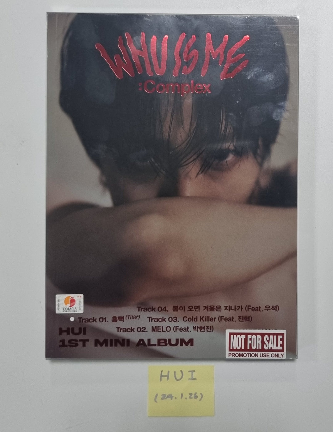 HUI "WHU IS ME : Complex" 1st Mini - Hand Autographed(Signed) Promo Album [24.1.26] (Restocked 1/30)