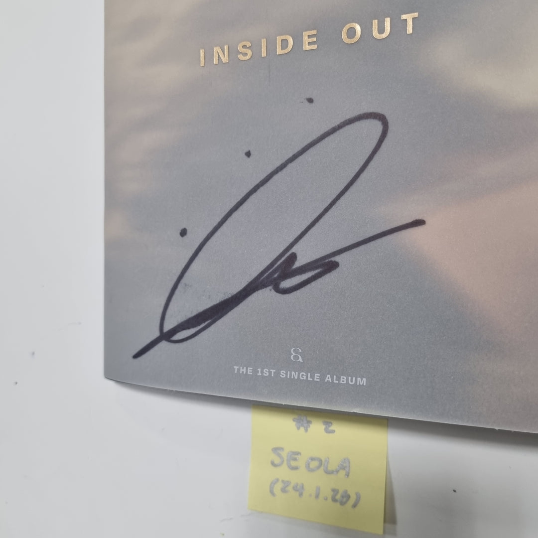 Seola "Inside Out" 1st Mini - Hand Autographed(Signed) Promo Album [24.1.26]