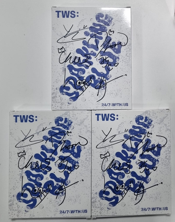 TWS "Sparkling Blue" 1st Mini - Hand Autographed(Signed) Promo Album [24.1.26]