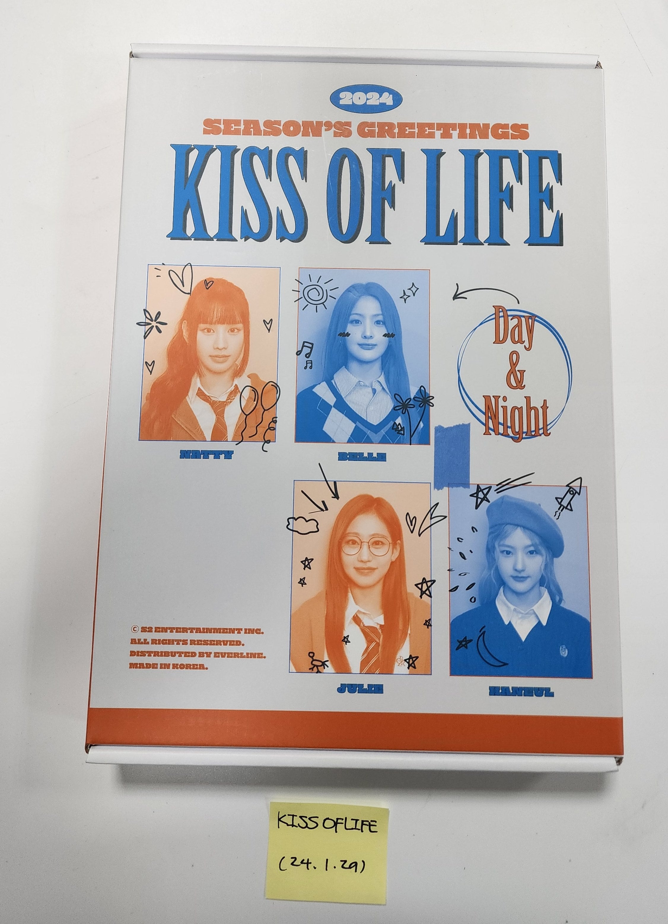 KISS OF LIFE - 直筆サイン入り 2024 シーズングリーティング [24.1.29 ...